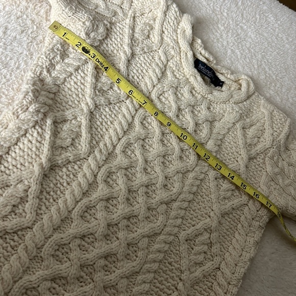 Irelandseye 100% Merino Wool Cable knit sweater size M - Picture 10 of 12